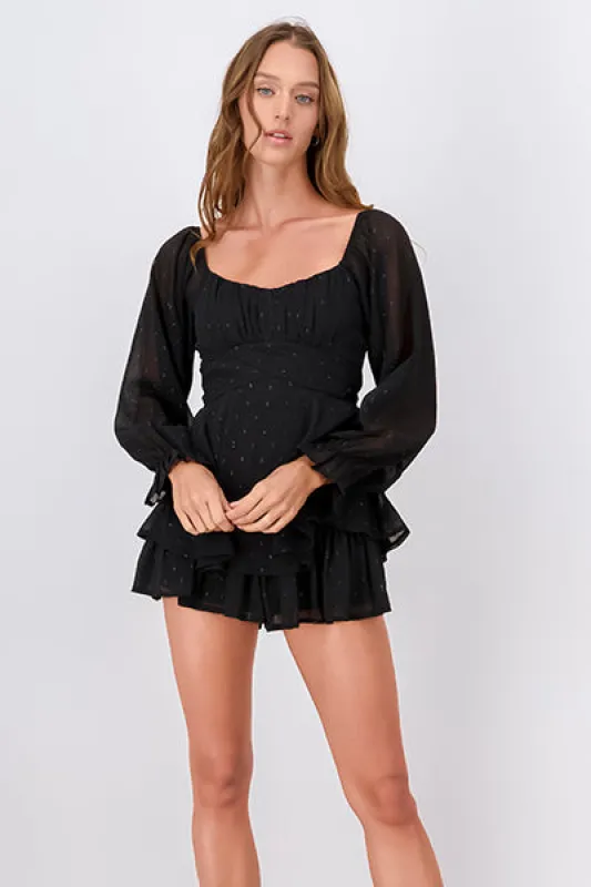 Romper manga larga abullonada sold by Shasa