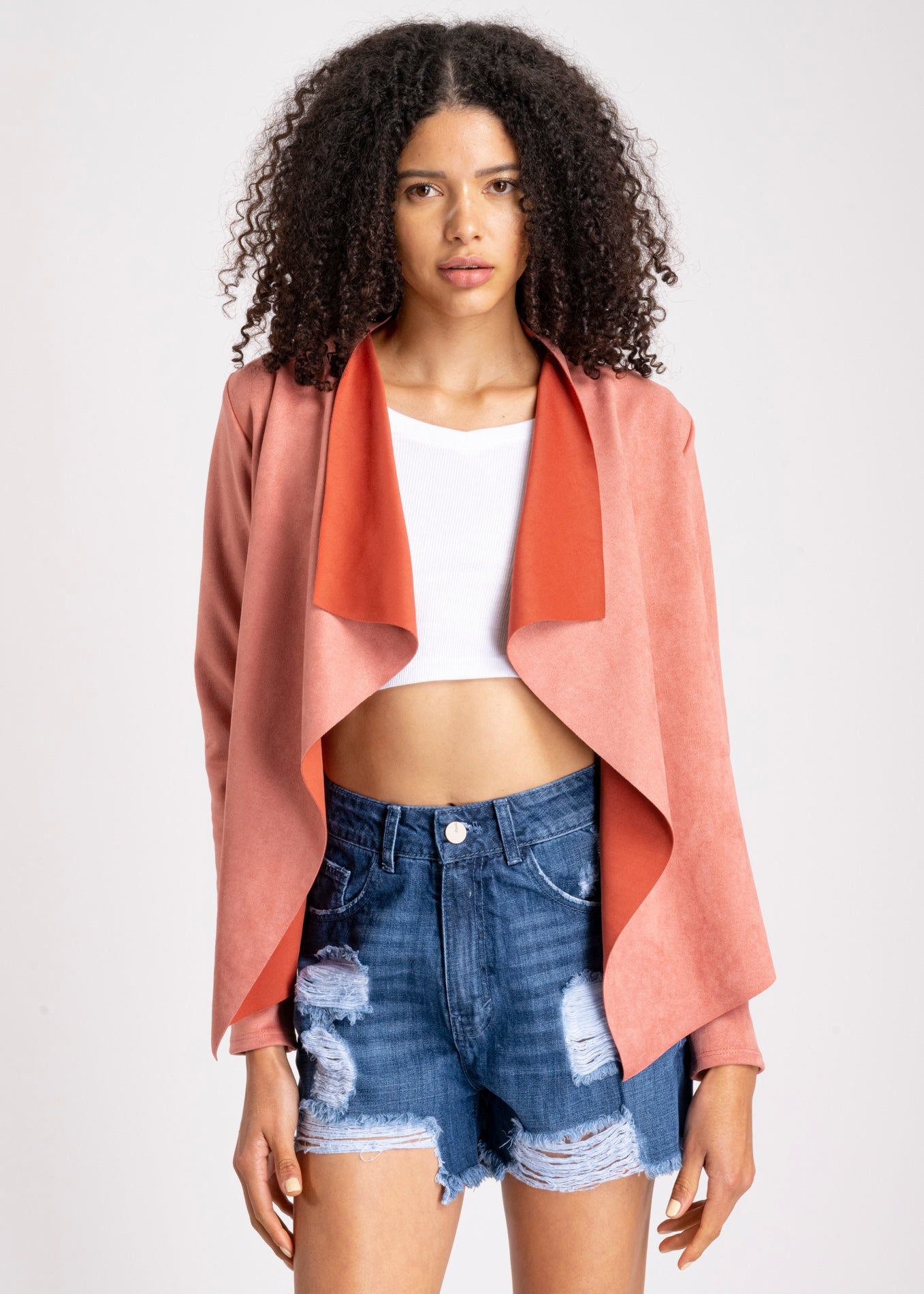 Saco cascada textura durazno sold by Shasa product image thumbnail 2