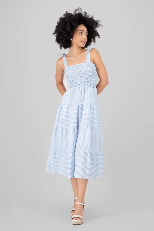 Maxi vestido rayas sold by Shasa