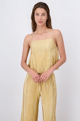 Blusa fluida rib satín sold by Shasa