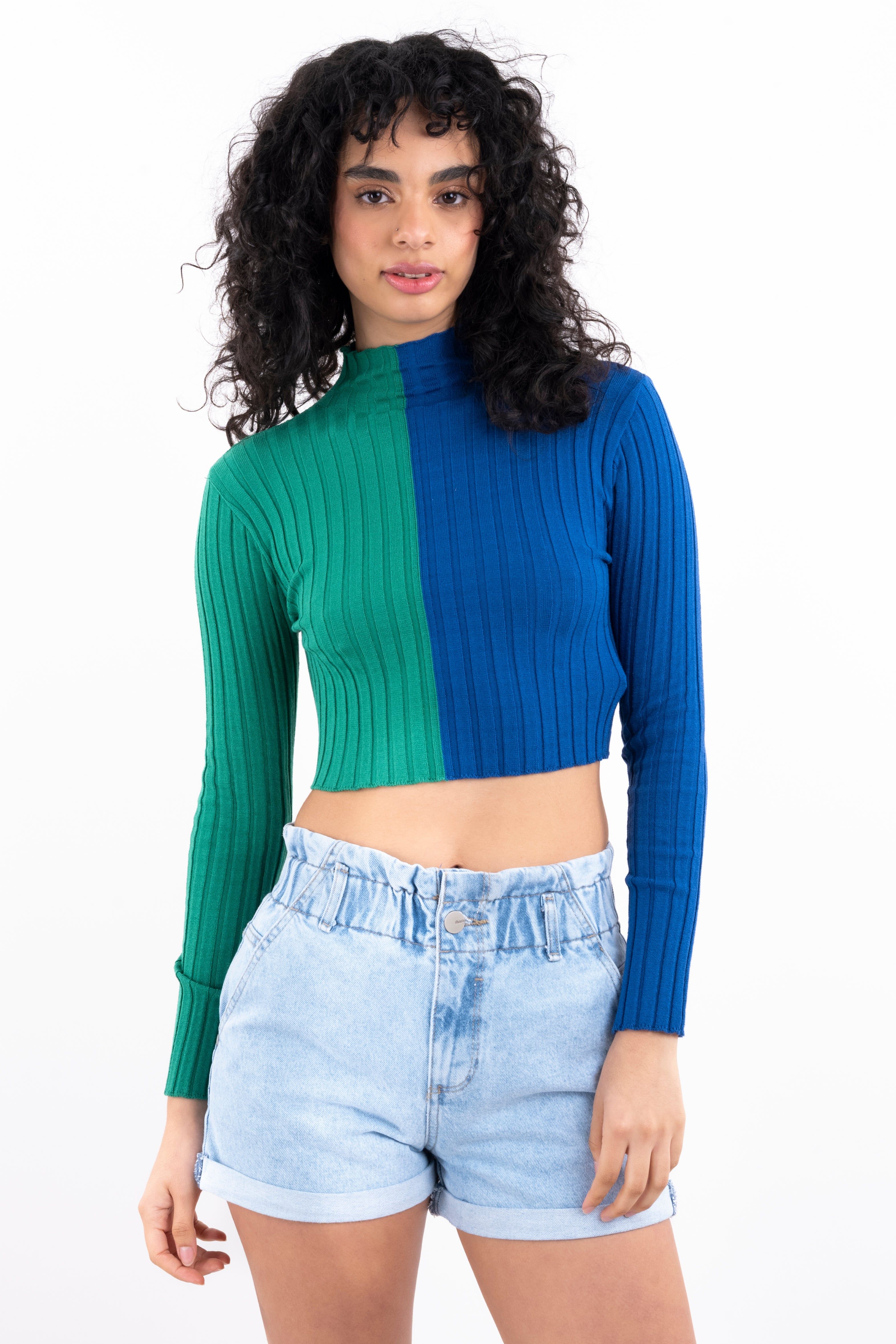 Top dos colores manga larga sold by Shasa product image thumbnail 2