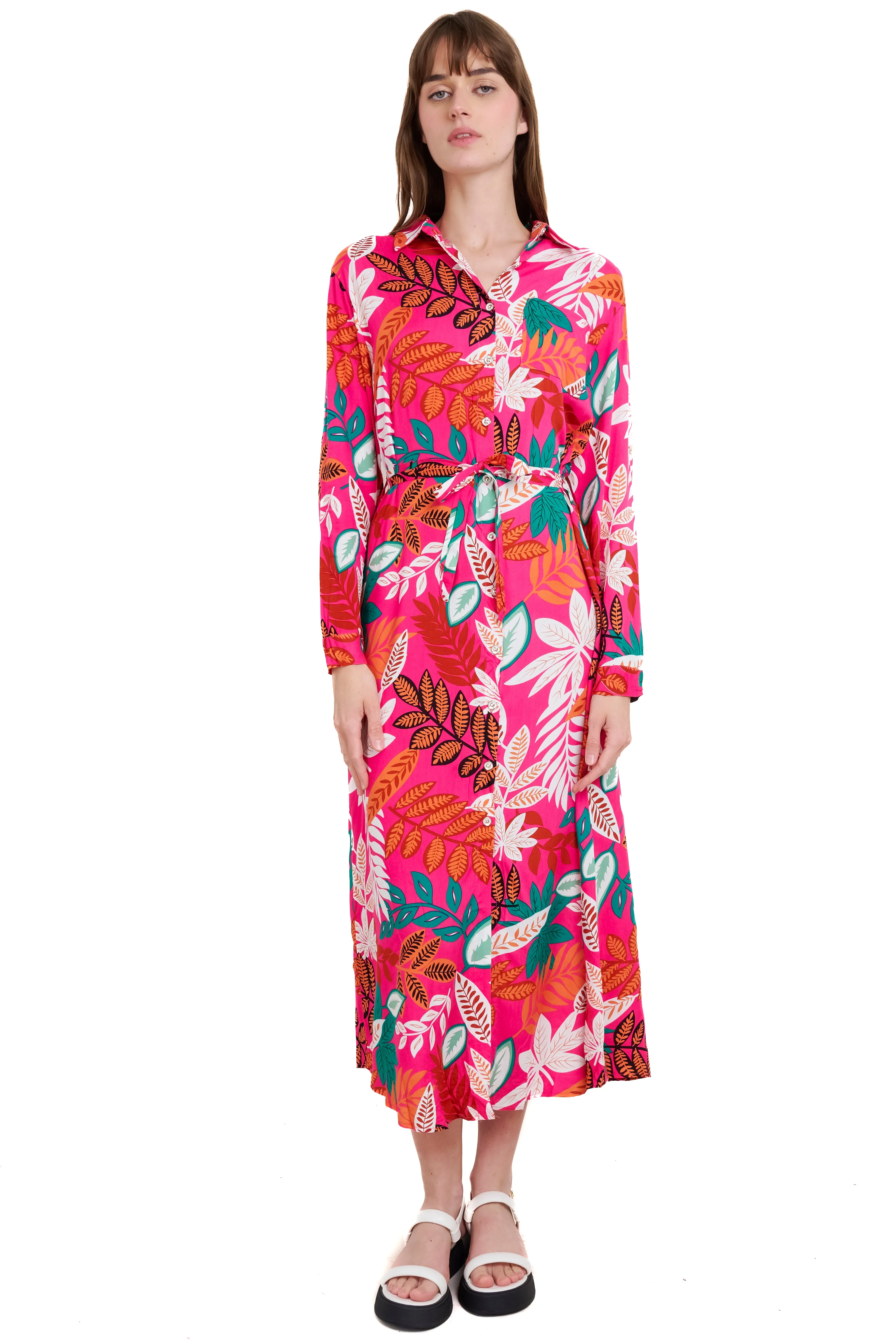 Vestido camisero estampado sold by Shasa