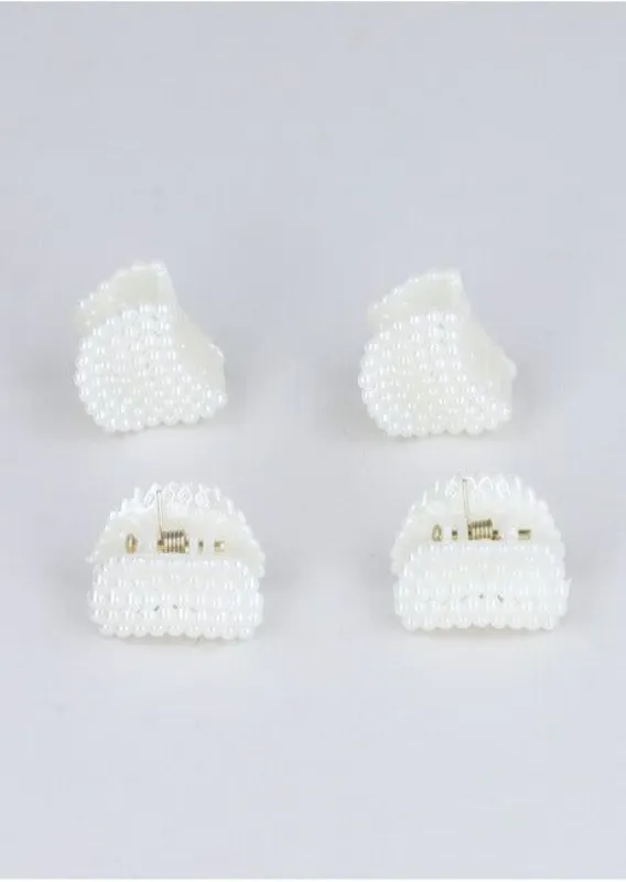 Set 2 Pares Pinzas Perlas sold by Shasa