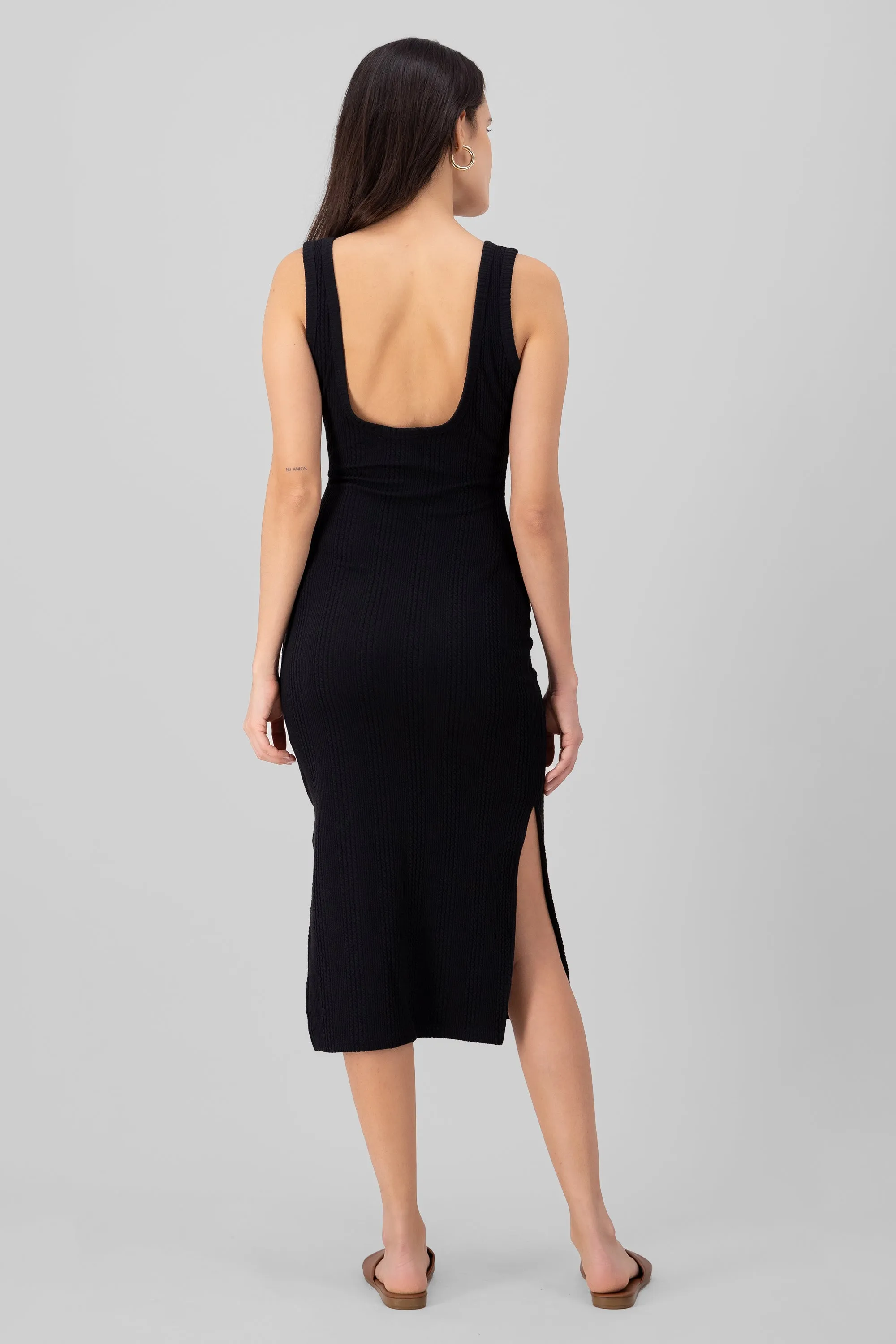 Vestido midi tirantes textura sold by Shasa product image thumbnail 4