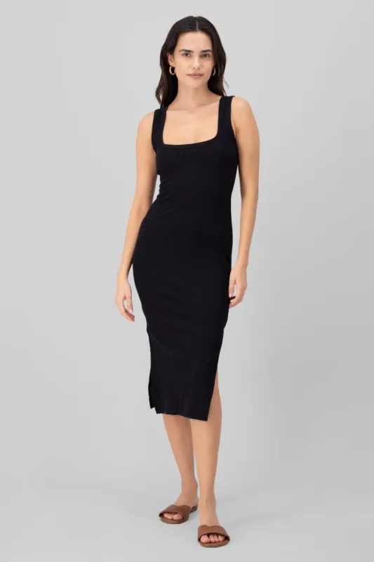 Vestido midi tirantes textura sold by Shasa