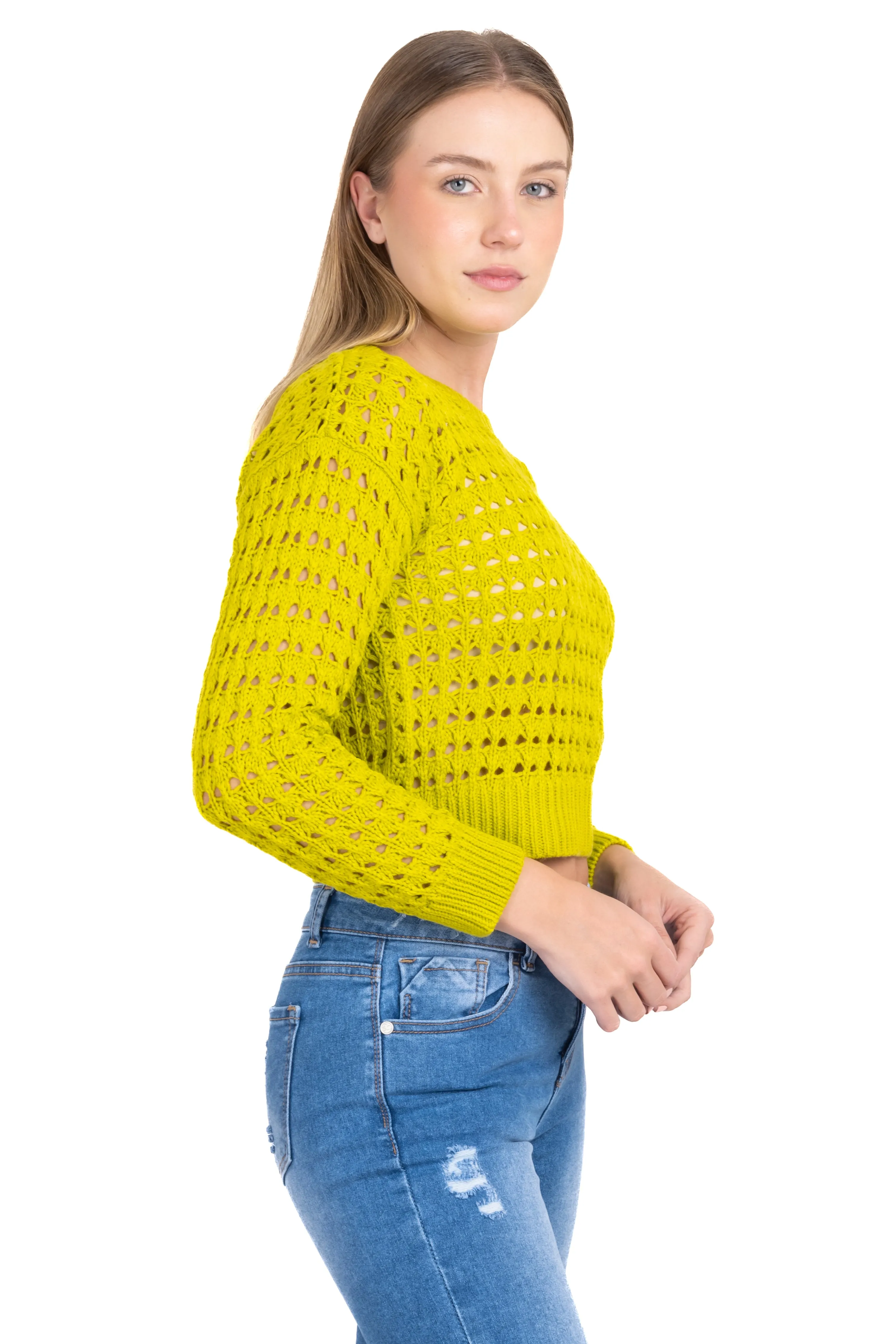 Suéter tejido perforado sold by Shasa product image thumbnail 3