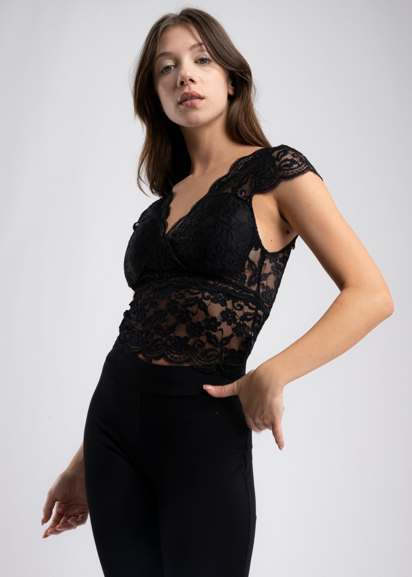 Top Encaje Copas sold by Shasa