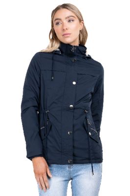 Gabardina bolsillos capucha sherpa sold by Shasa