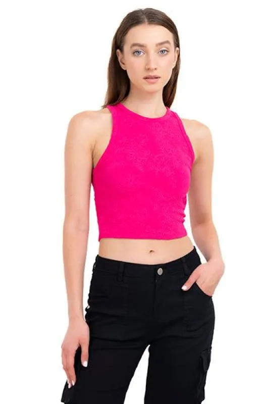 Top Tank Tejido Jacquard sold by Shasa