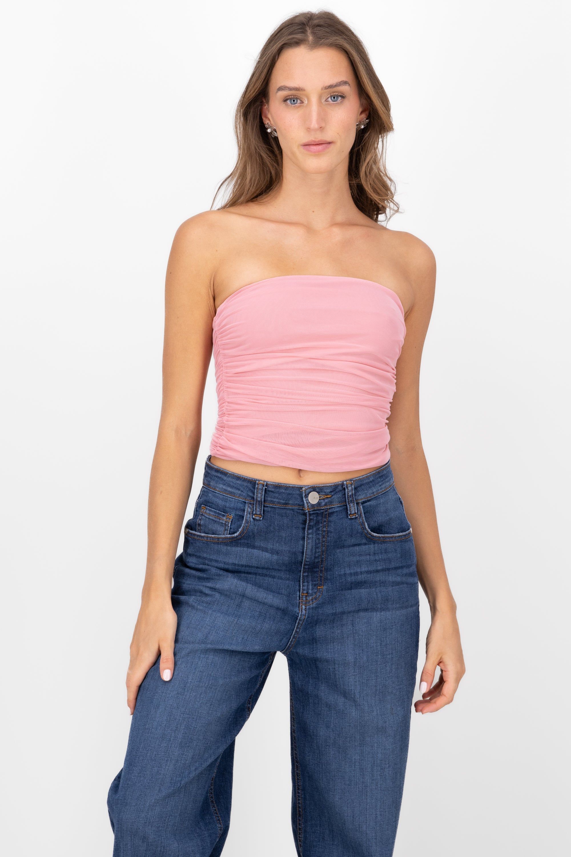 Top Mesh Strapless Mesh sold by Shasa product image thumbnail 2