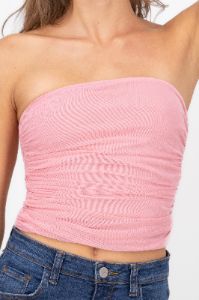 Top Mesh Strapless Mesh sold by Shasa