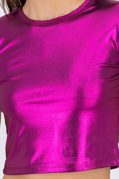 Top manga corta metálico sold by Shasa product image thumbnail 5