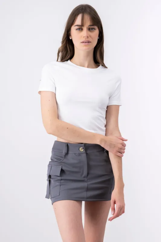 Top cuello redondo seamless sold by Shasa