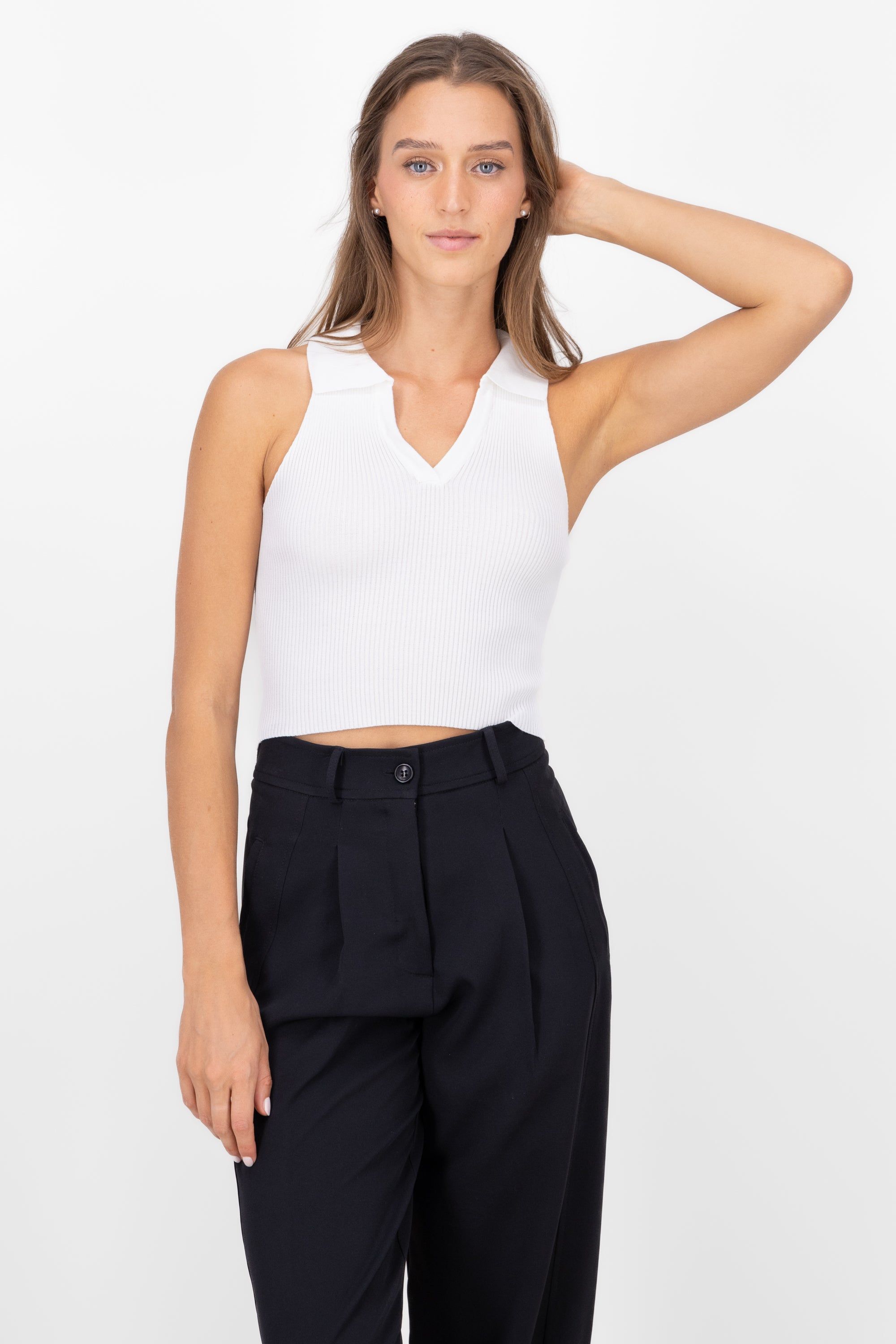 Top Polo Tejido Sin Manga sold by Shasa