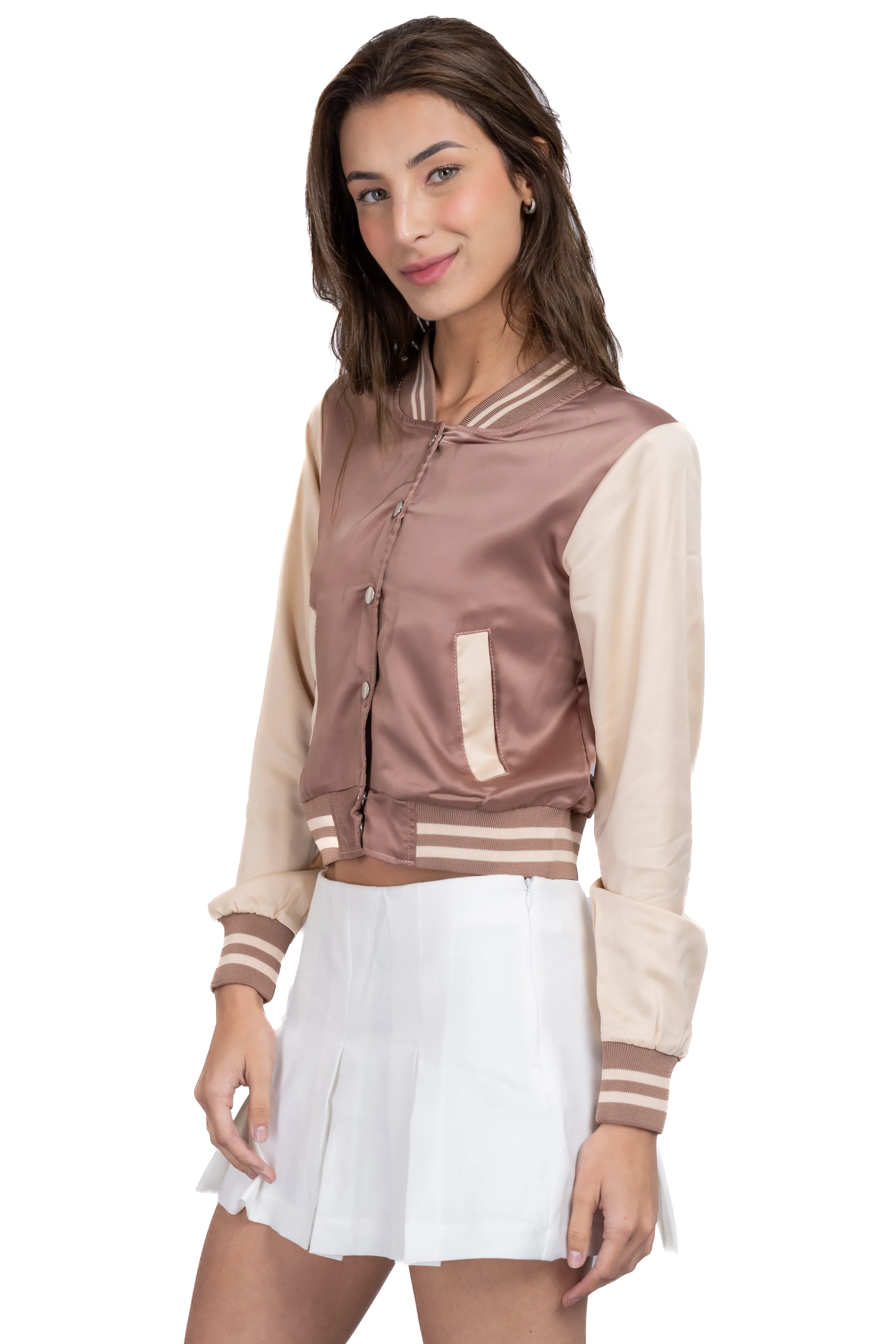 Chamarra bomber satinada sold by Shasa product image thumbnail 3