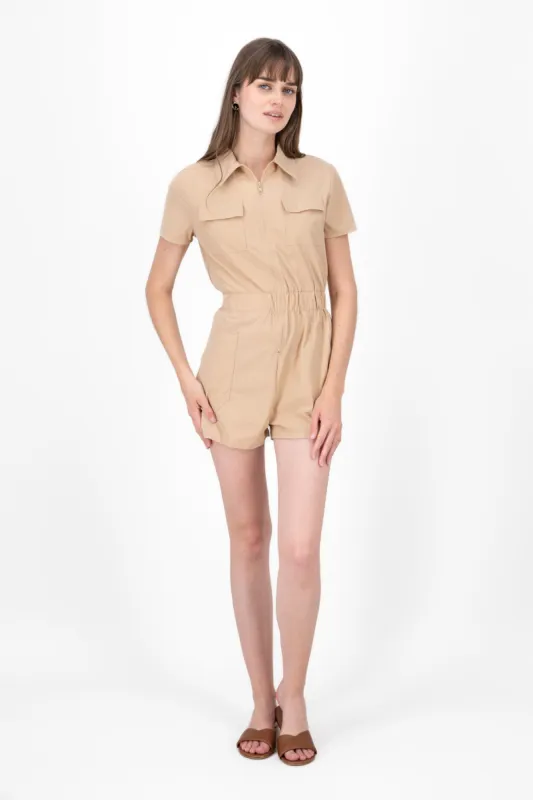 Romper cargo manga corta sold by Shasa