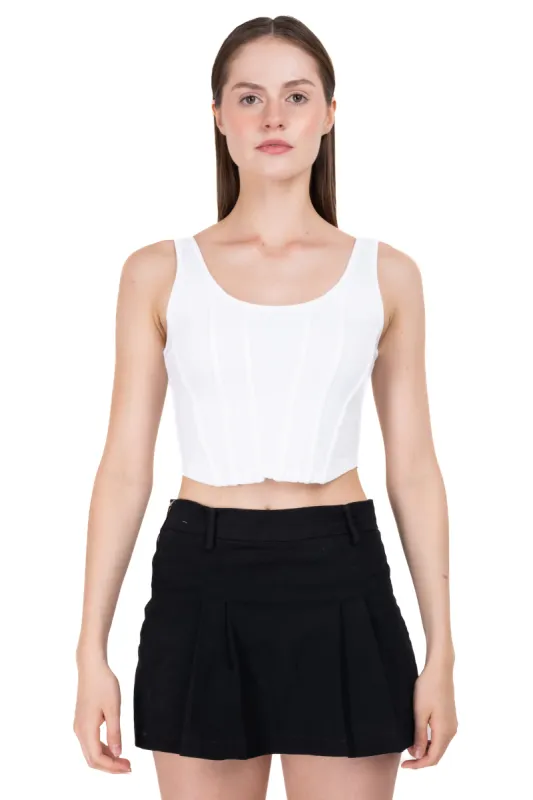 Top corset cuello redondo sold by Shasa