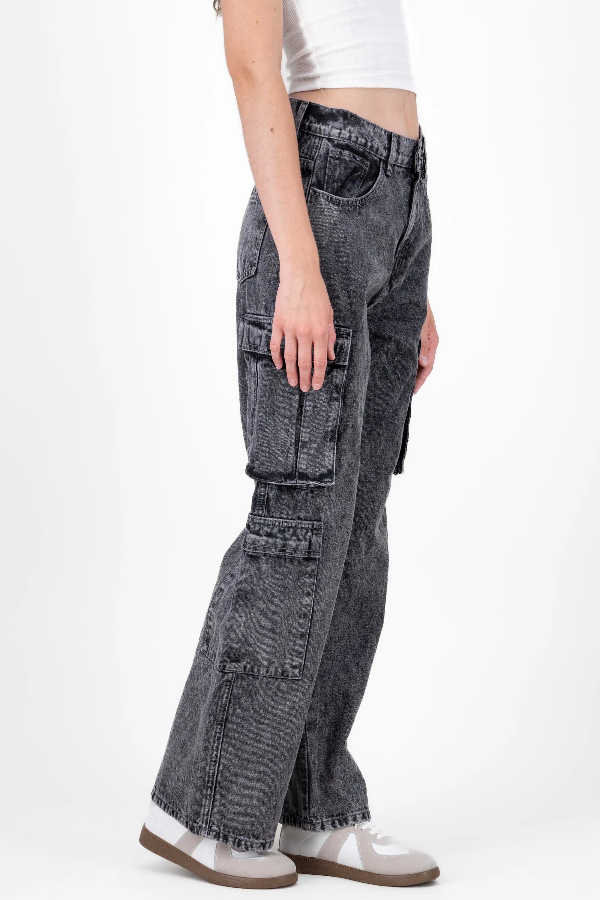 Jeans cargo 3 bolsas amplias sold by Shasa product image thumbnail 3