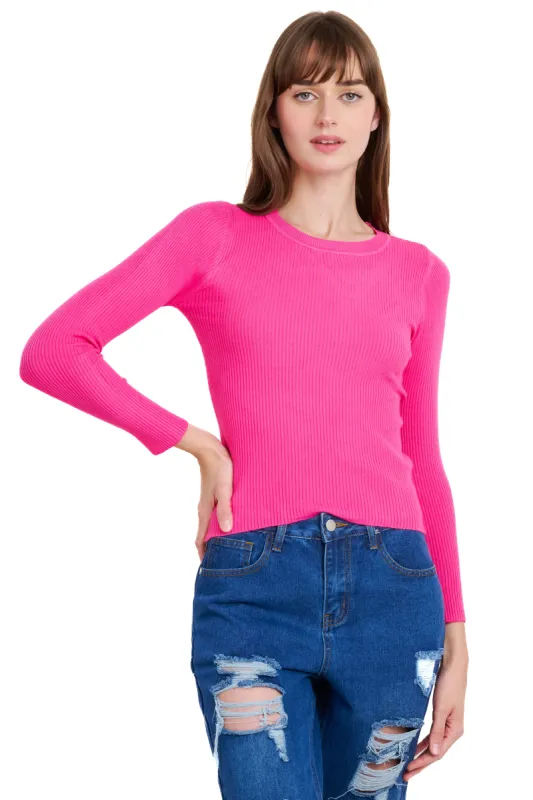 Top Manga Larga Cuello Redondo sold by Shasa