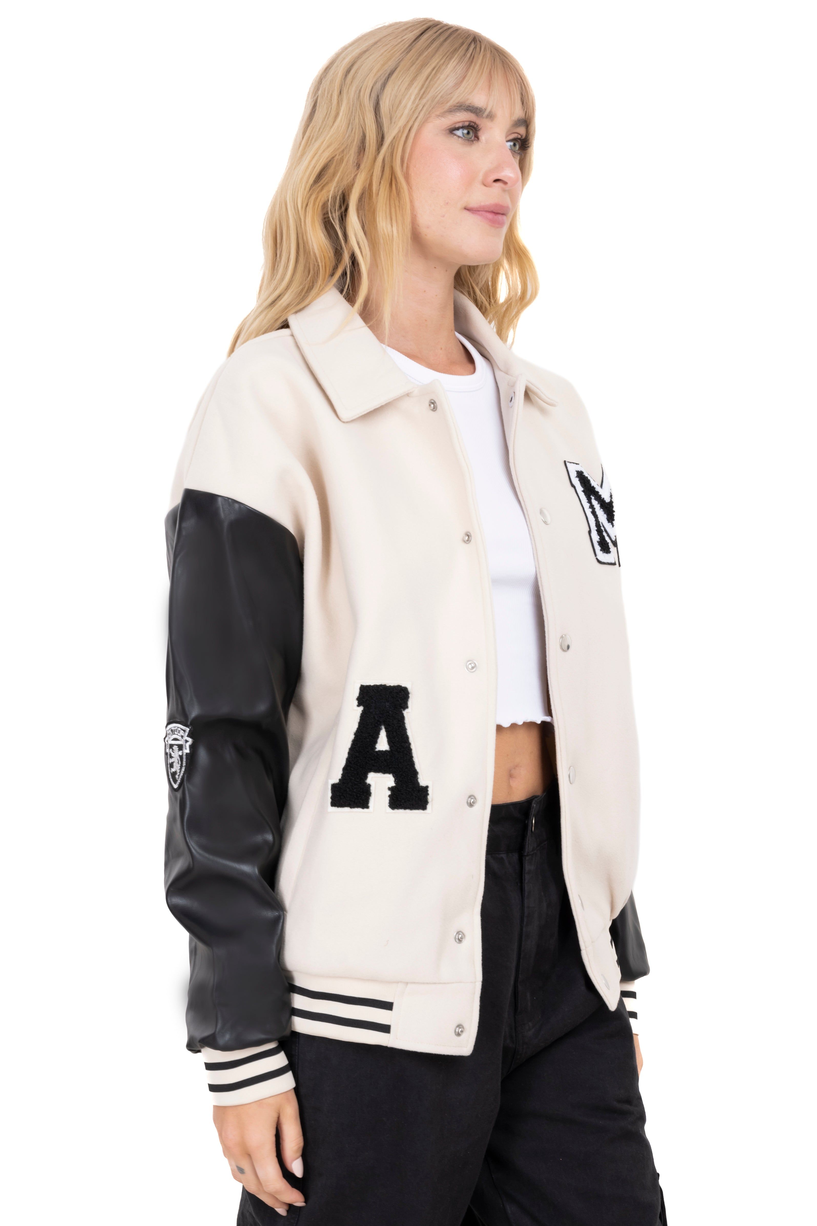 Chamarra bomber con parches sold by Shasa product image thumbnail 3