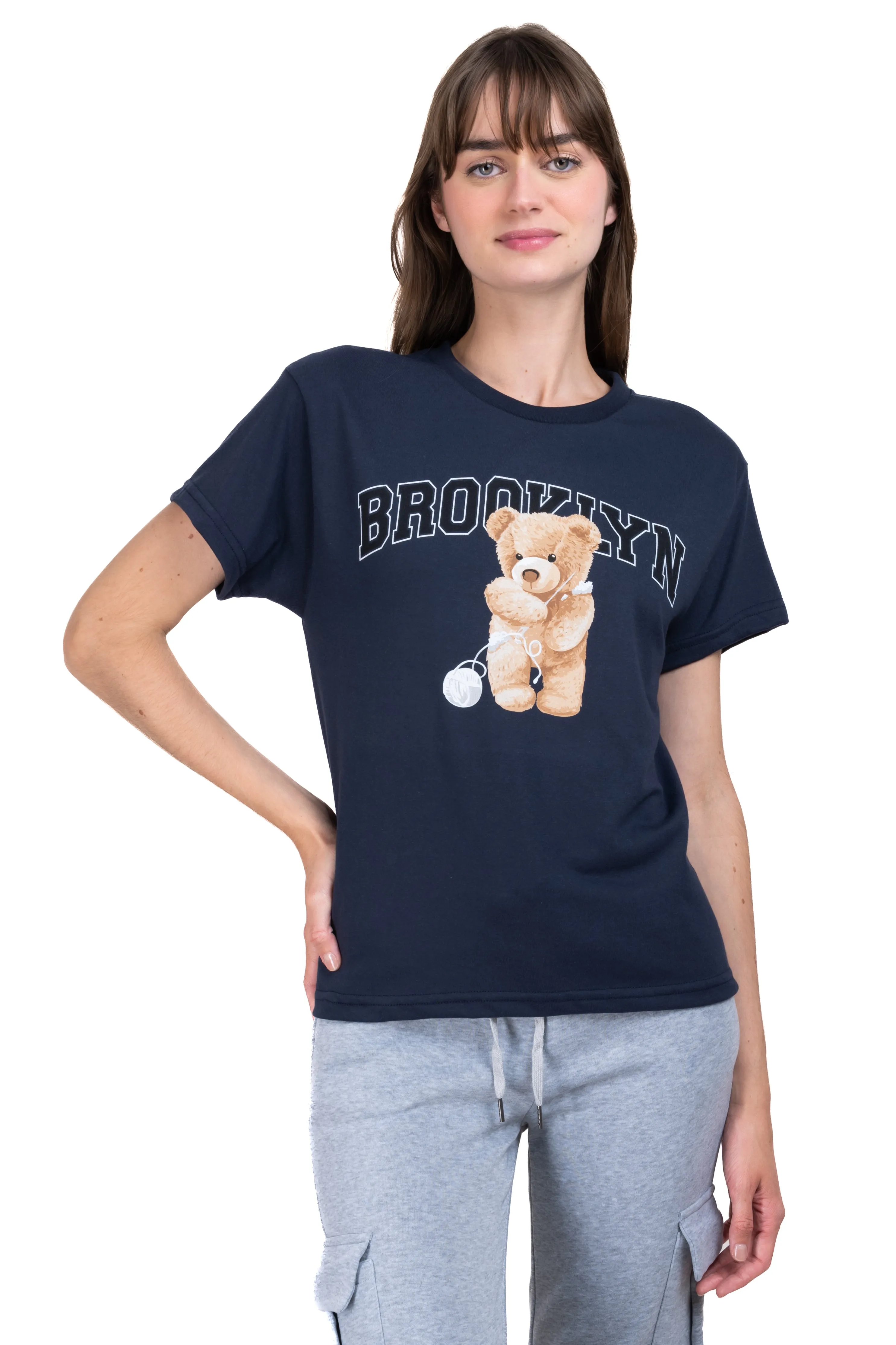 Playera manga corta osito Brooklyn sold by Shasa