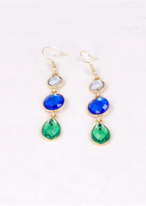 Aretes Cristal Color sold by Shasa