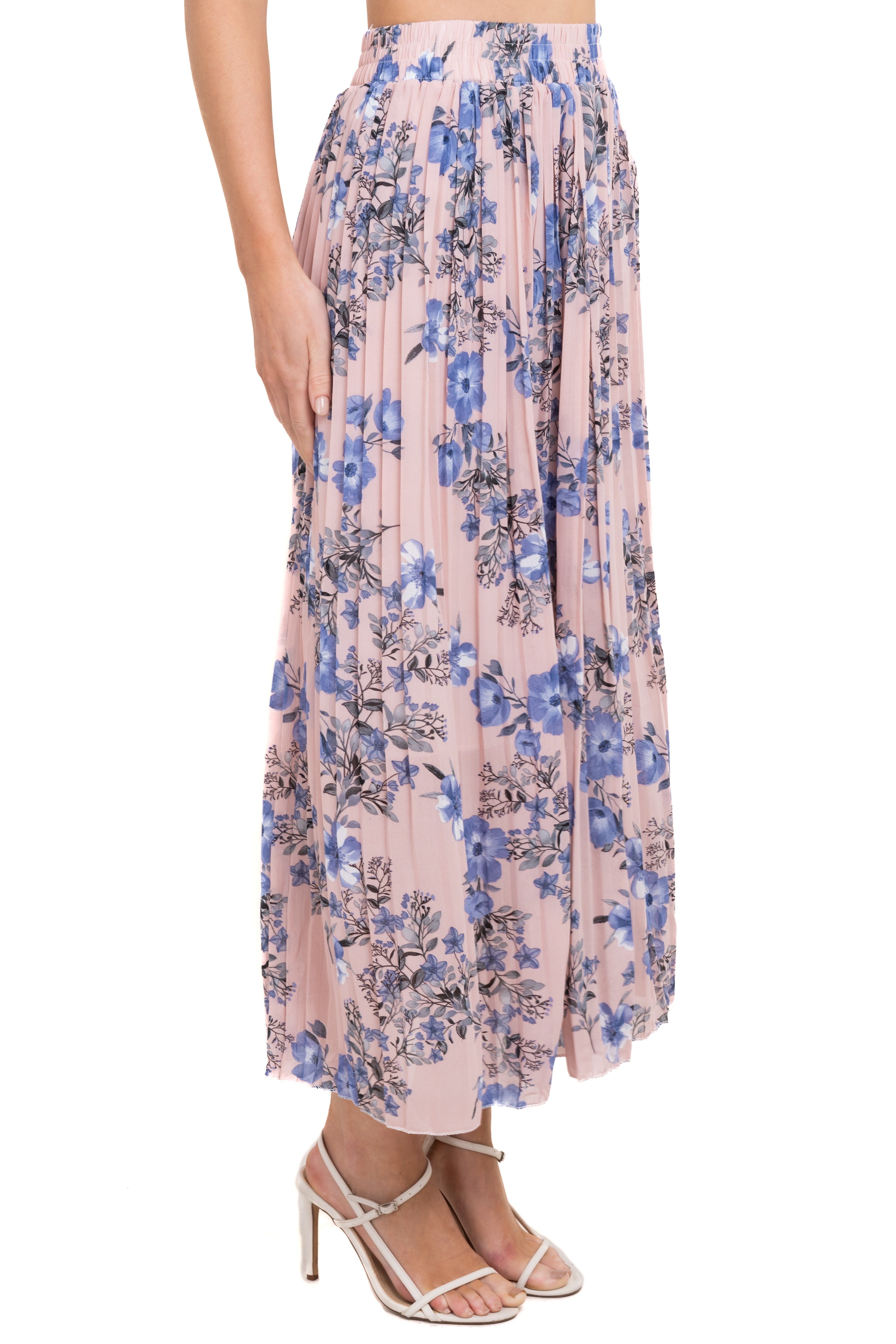 Falda midi tableada flores sold by Shasa product image thumbnail 3