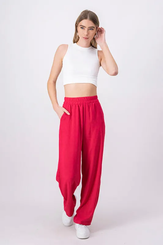 Pantalón fluido monocolor sold by Shasa