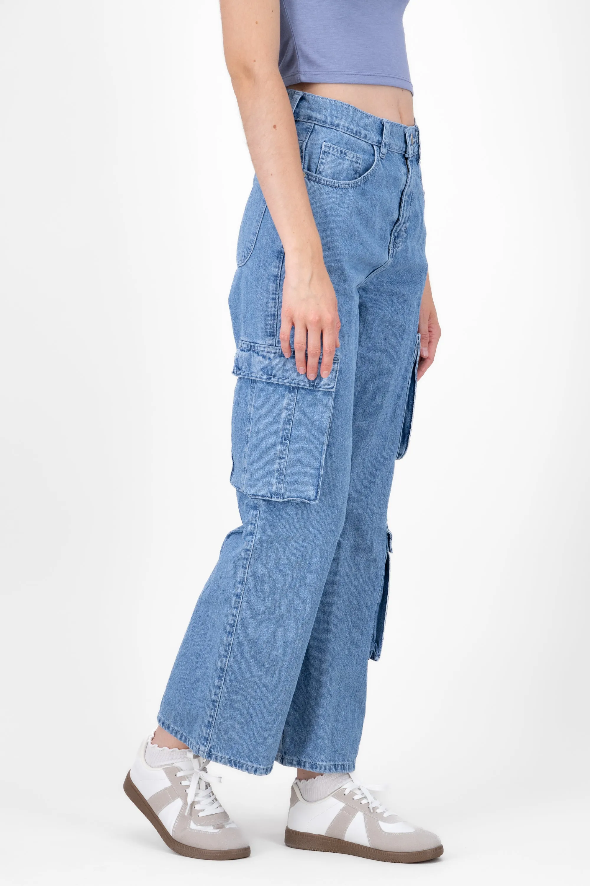 Jeans cargo 3 bolsas parche sold by Shasa product image thumbnail 3