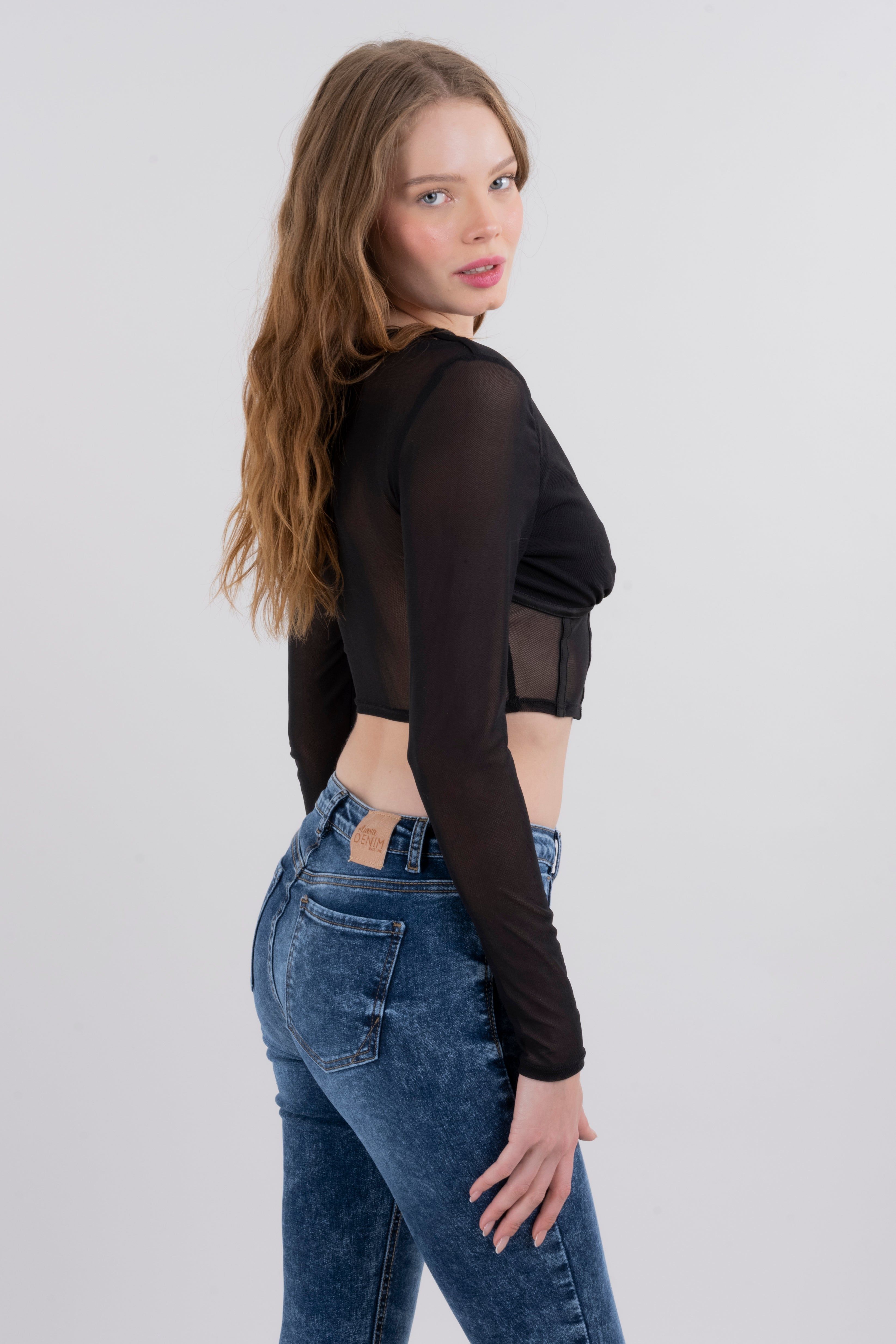 Top mesh manga larga sold by Shasa product image thumbnail 3