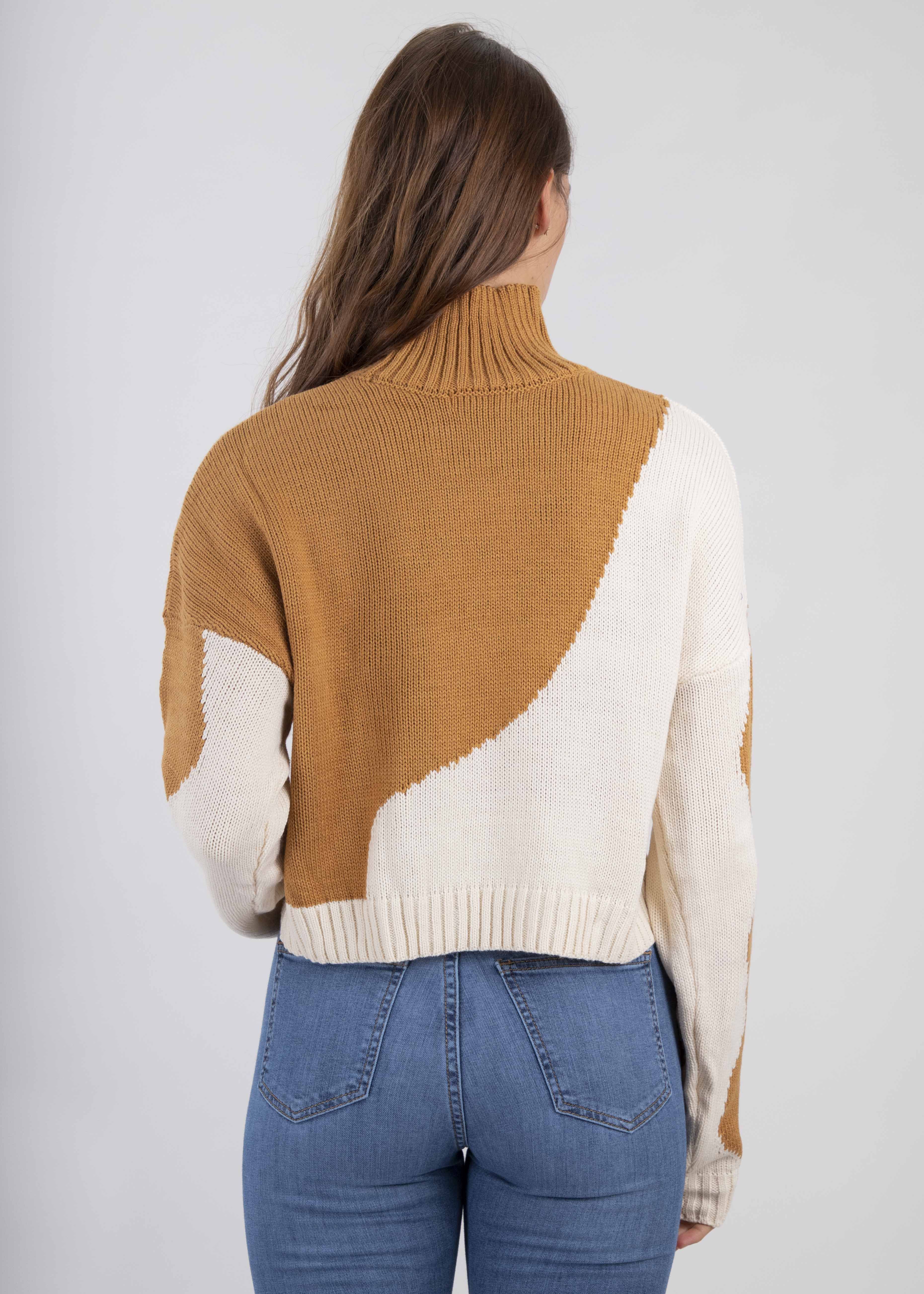 Suéter bicolor cuello alto sold by Shasa product image thumbnail 4