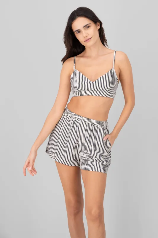 Crop top rayas sold by Shasa