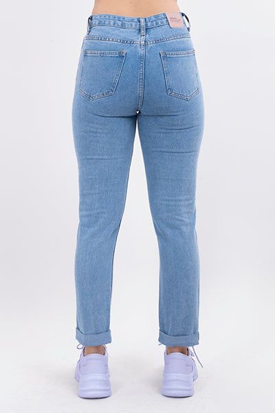 Jeans mom cintura alta dobladillo sold by Shasa product image thumbnail 4