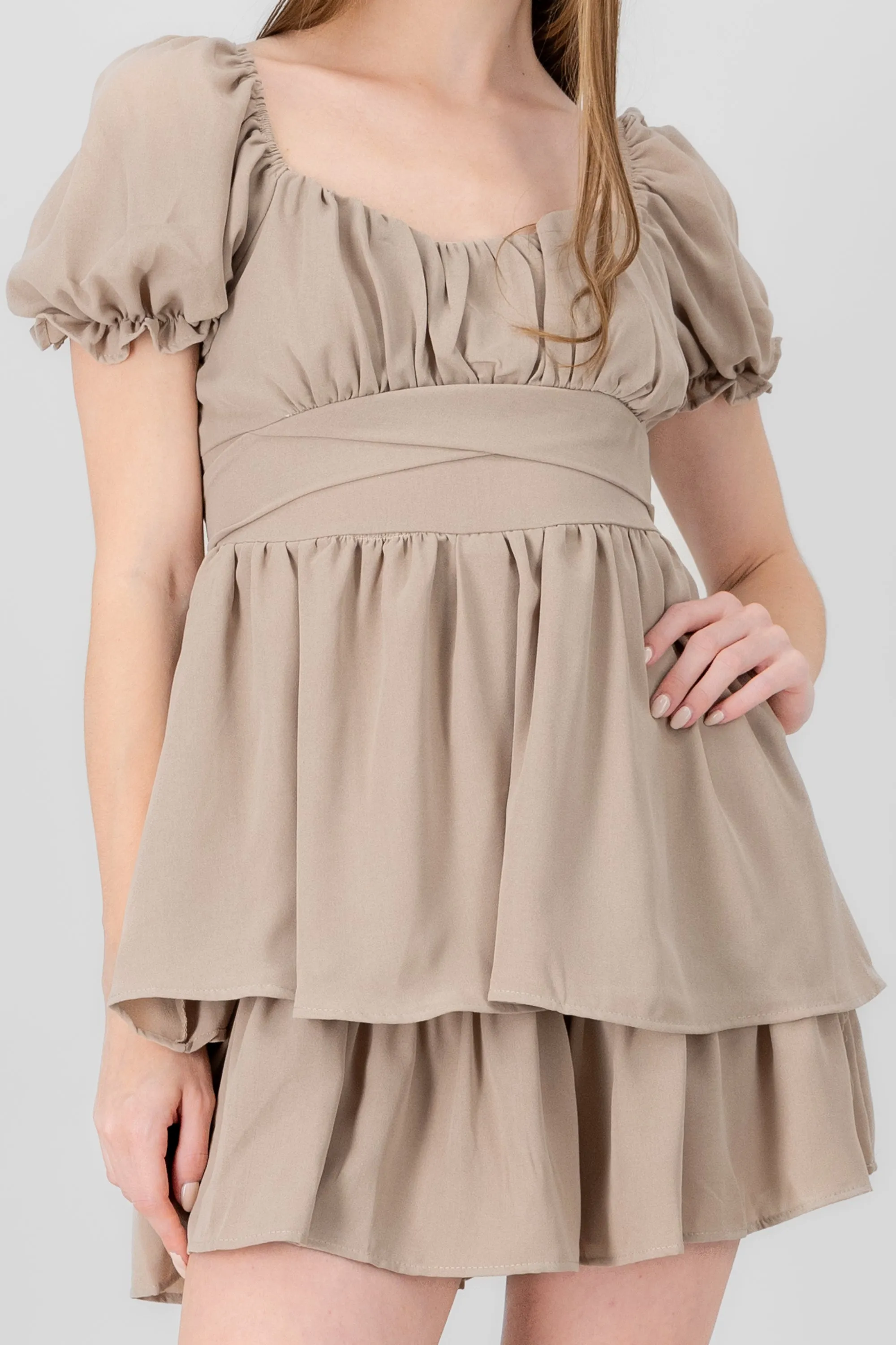Vestido Mini Capas Moño sold by Shasa product image thumbnail 5