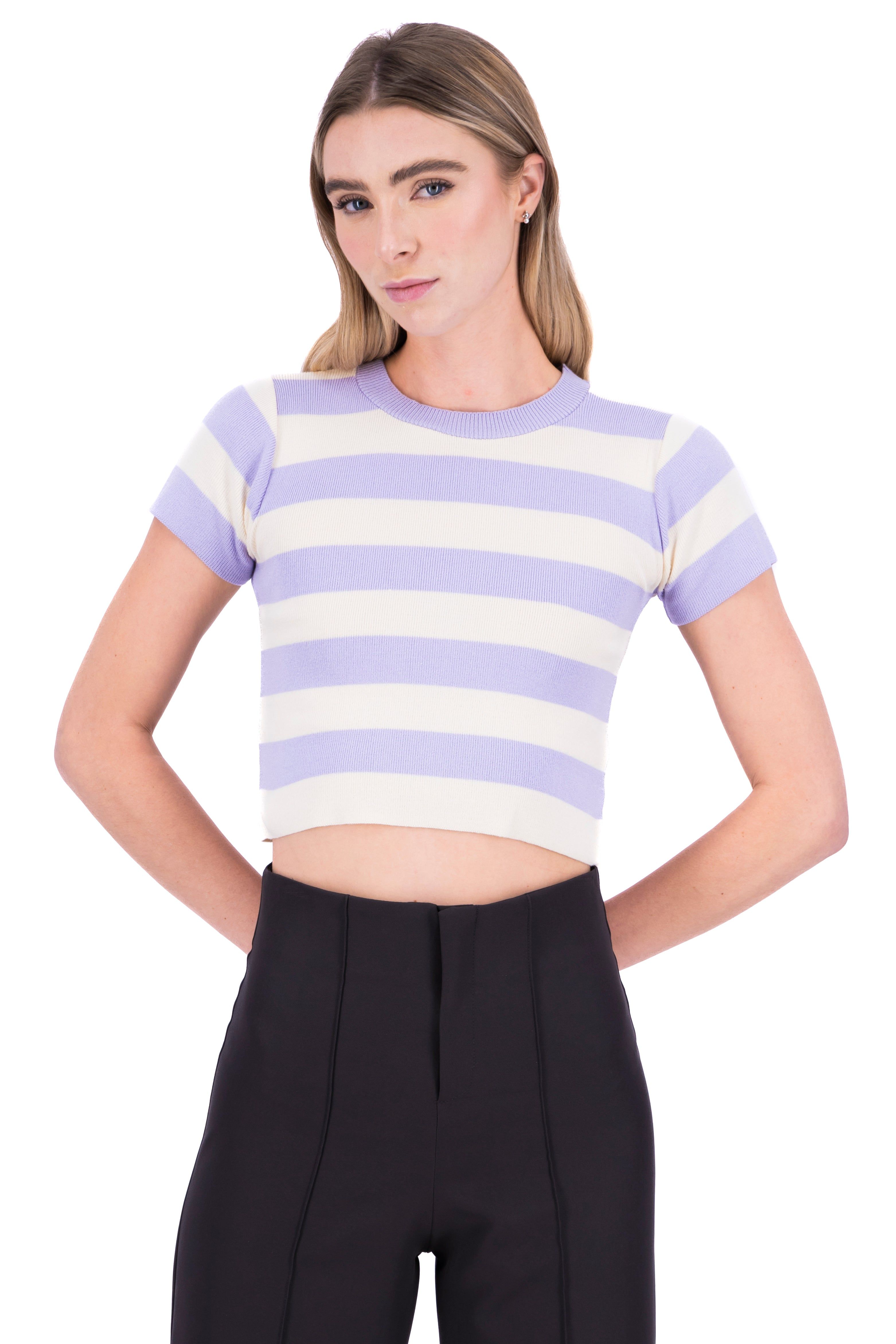 Top Tejido Suave Manga Corta sold by Shasa