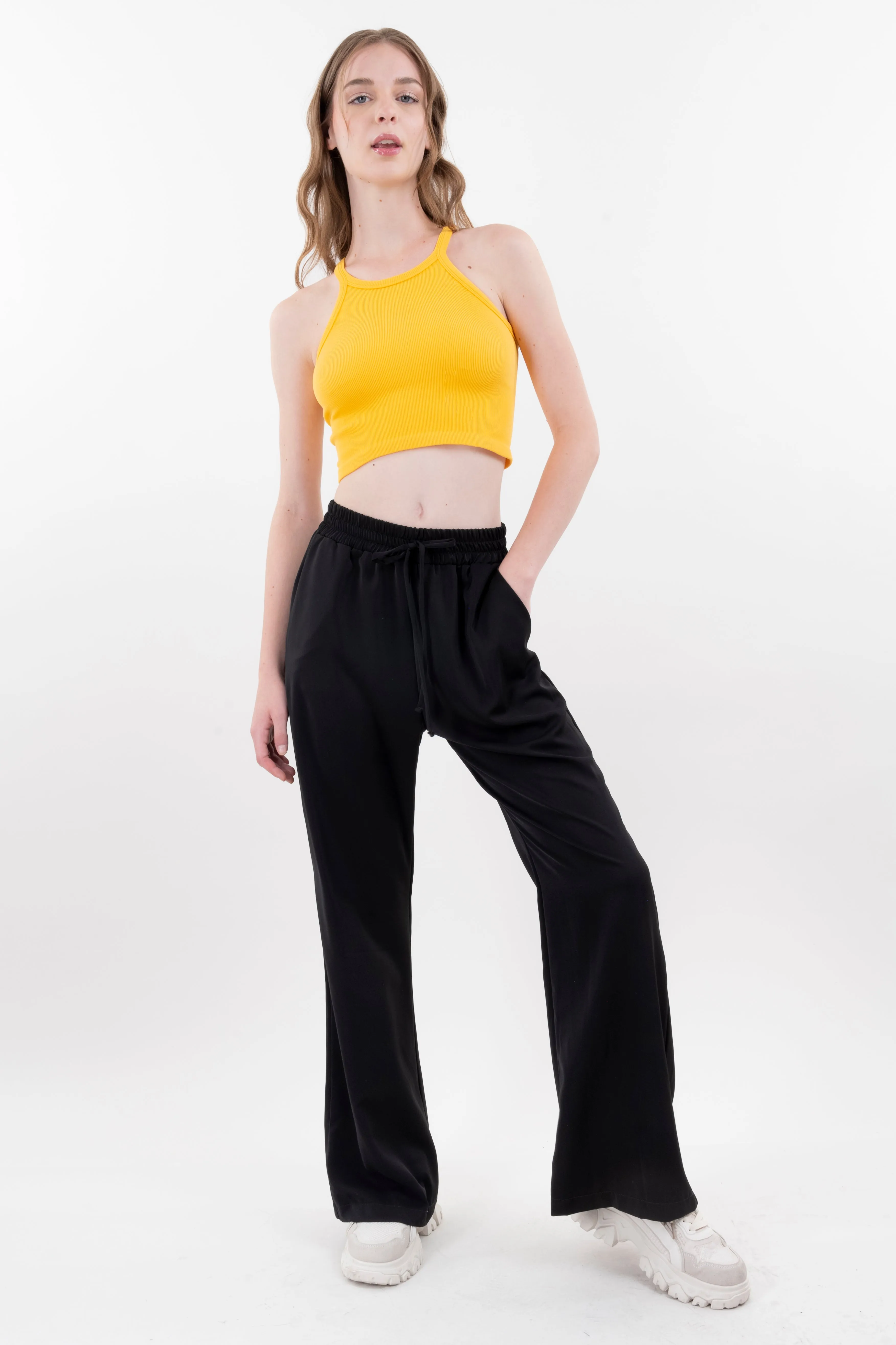 Pantalón amplio liso cintura elástica sold by Shasa product image thumbnail 2