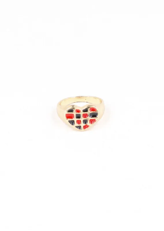 Anillo Corazon Cuadros sold by Shasa