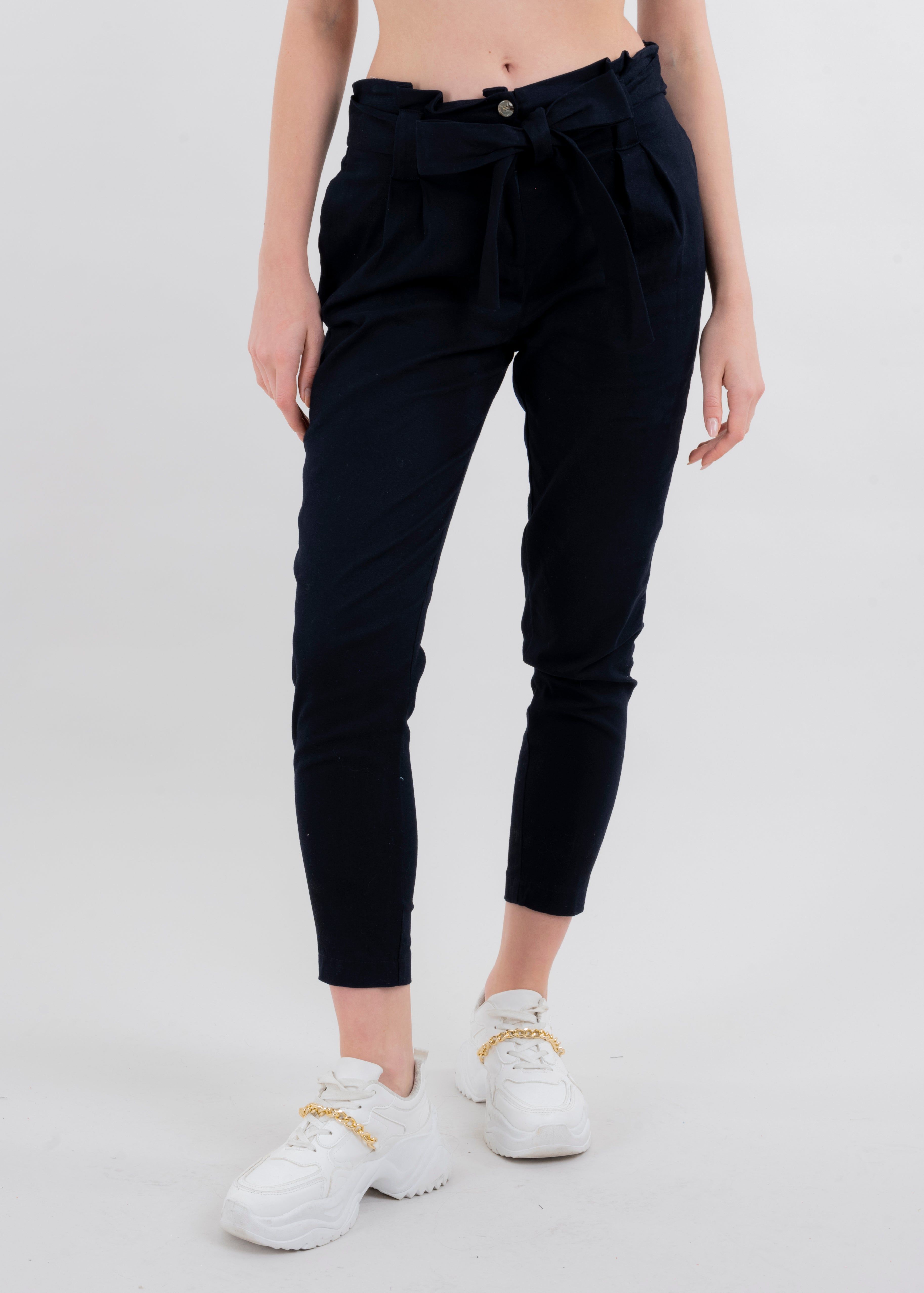 Pantalón paper bag cintura alta cinturón sold by Shasa product image thumbnail 5