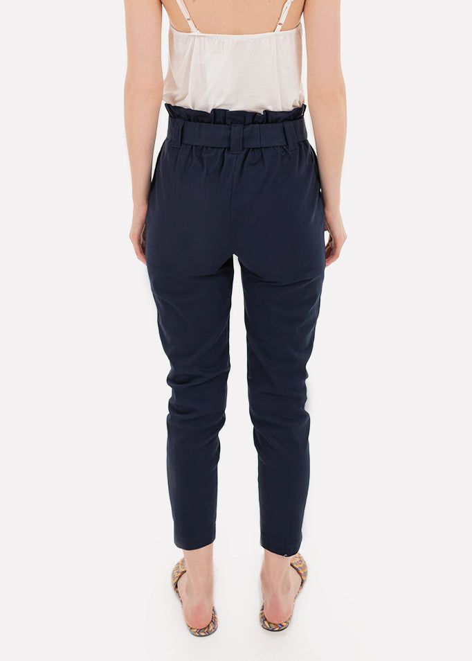 Pantalón paper bag cintura alta cinturón sold by Shasa product image thumbnail 4