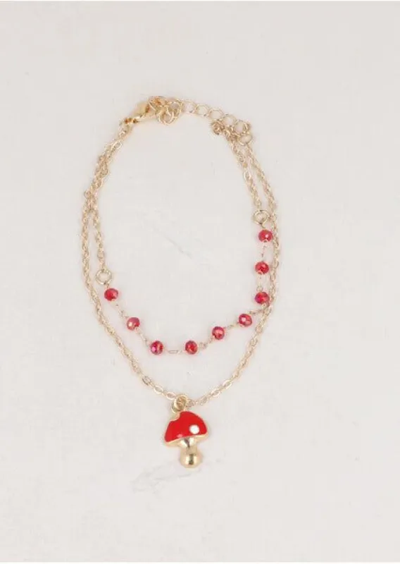 Pulsera 2 Líneas Hongo sold by Shasa
