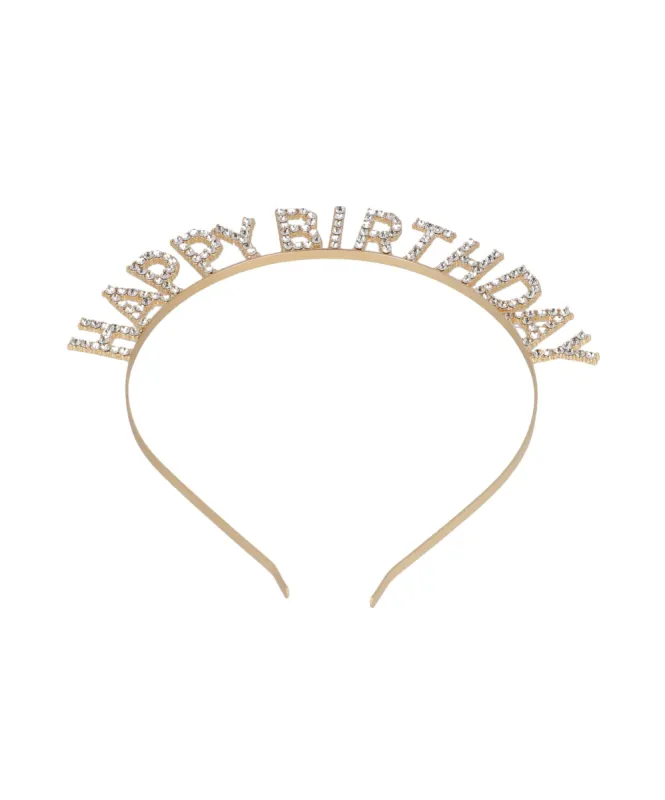 Diadema Happy Birthday made by Shasa