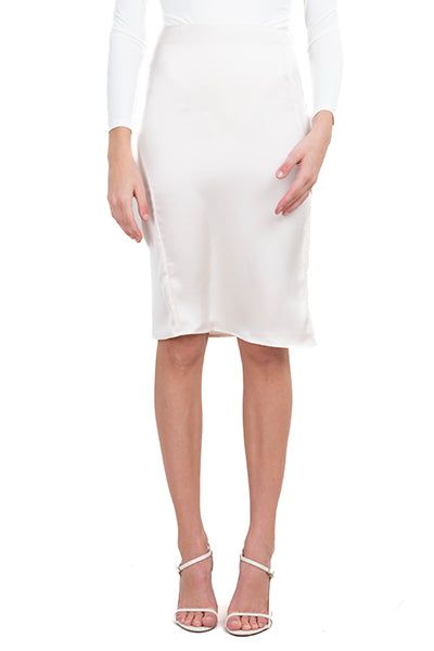 Falda midi monocolor satín sold by Shasa product image thumbnail 5