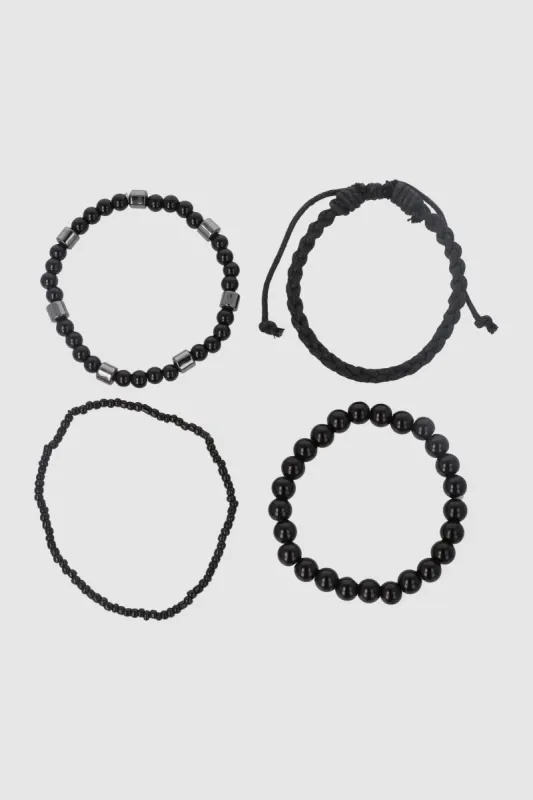 Set Pulseras Mix Noir sold by Shasa