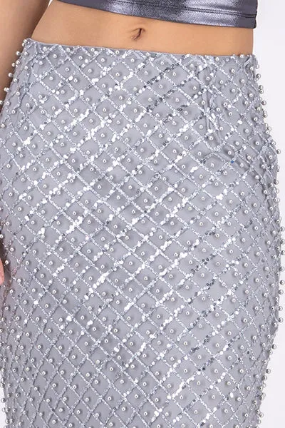 Falda maxi perlas brillos sold by Shasa product image thumbnail 5