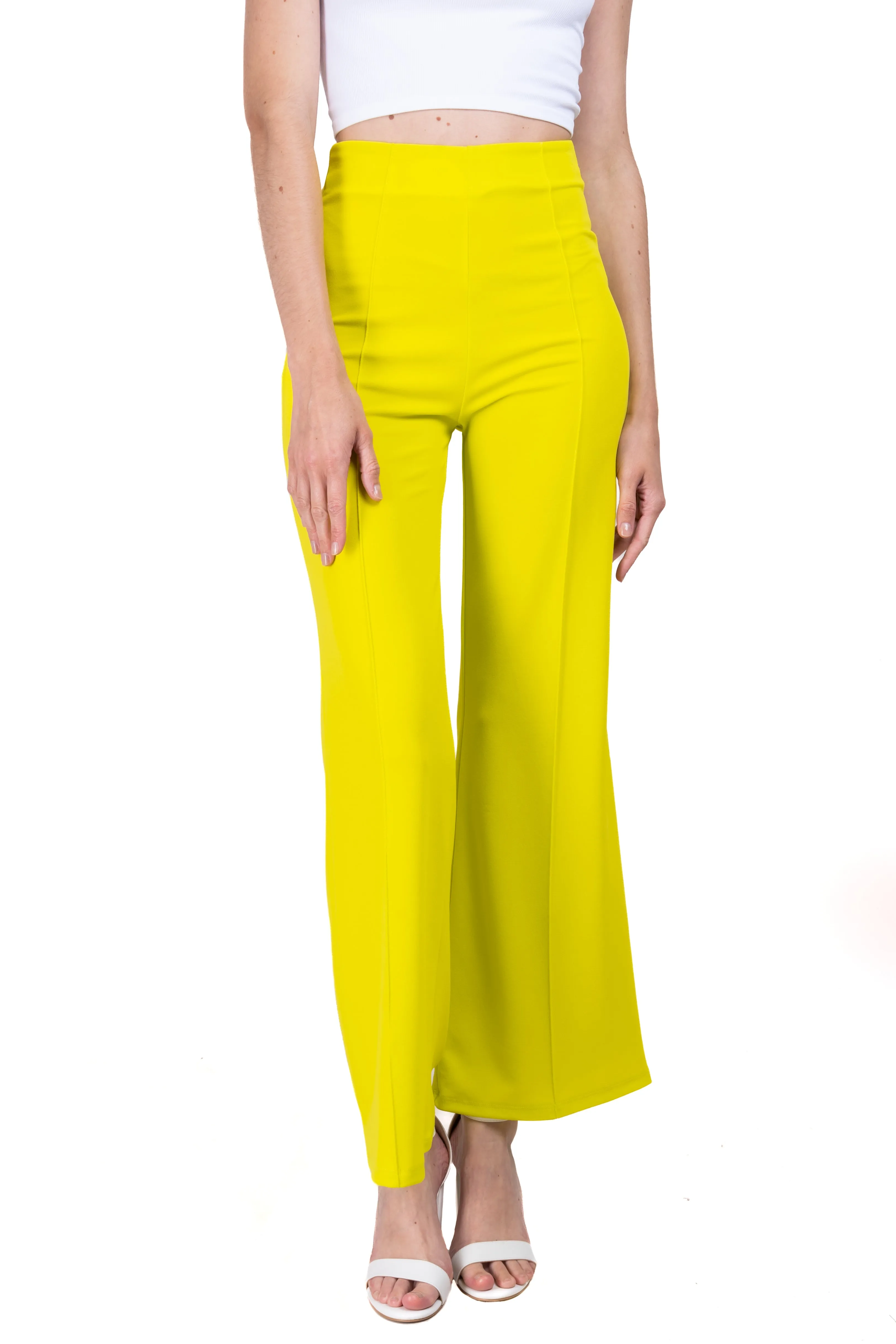 Pantalón wide leg costura frontal sold by Shasa