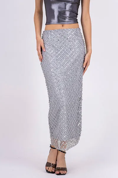 Falda maxi perlas brillos sold by Shasa product image thumbnail 2