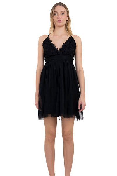 Vestido mini encaje busto tul sold by Shasa product image thumbnail 2