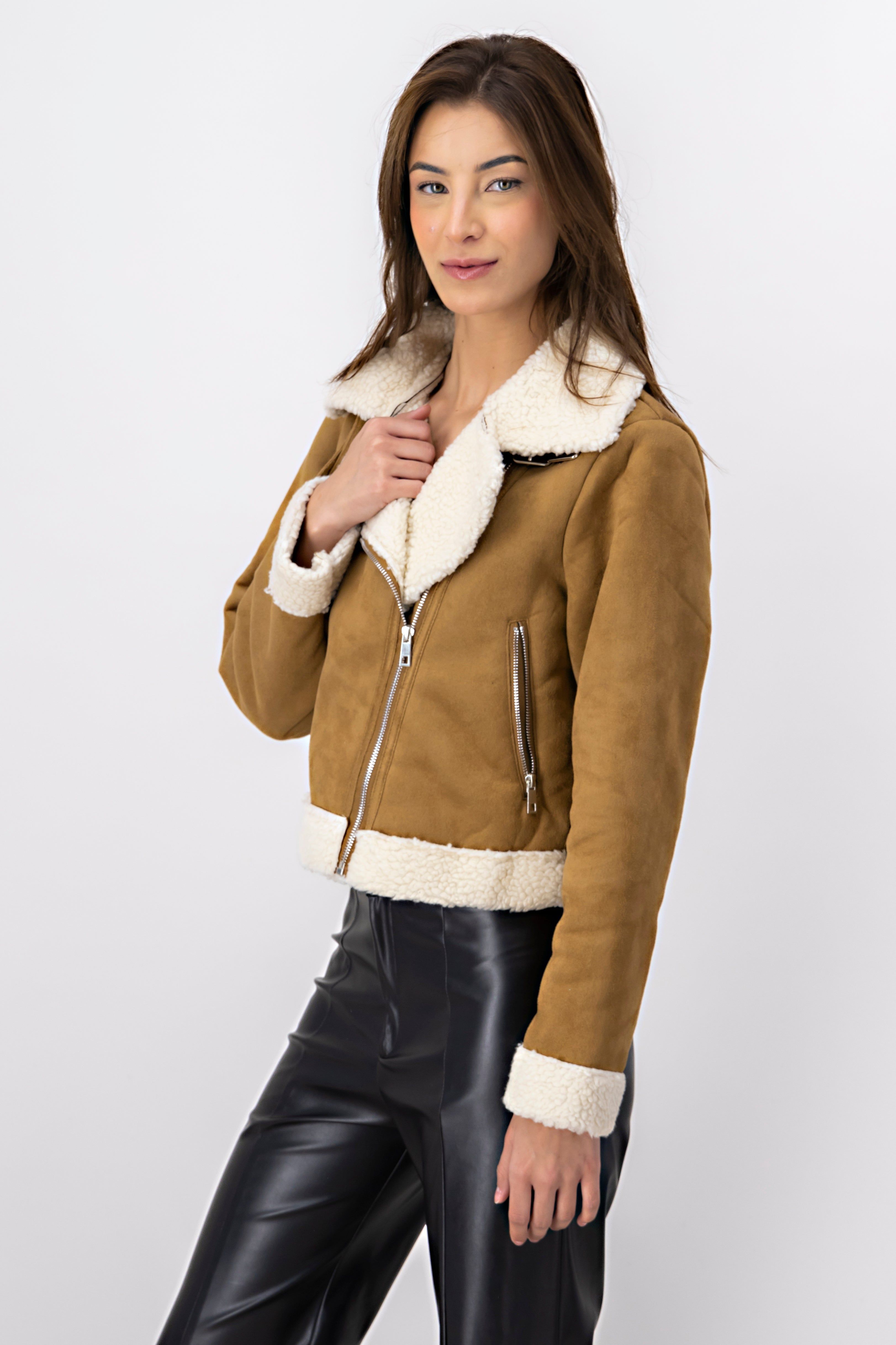 Chamarra tipo aviador cuello borego sold by Shasa product image thumbnail 3