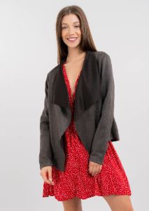 Saco cascada textura durazno sold by Shasa
