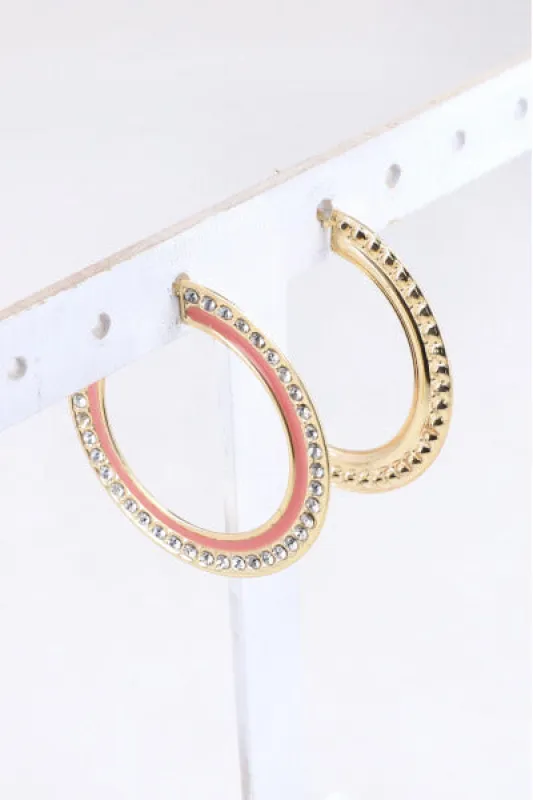 Arracadas Brillos Lineas Color sold by Shasa